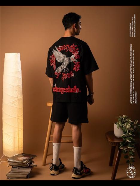 Oversize B-print T-shirt