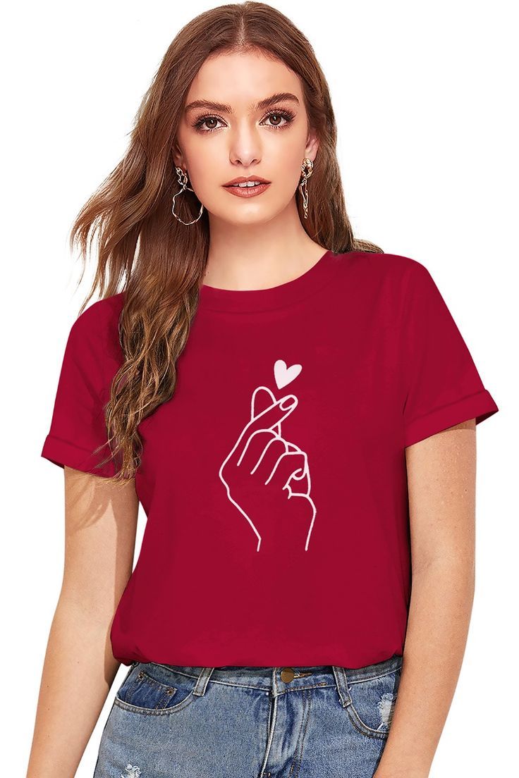 Front printed tees